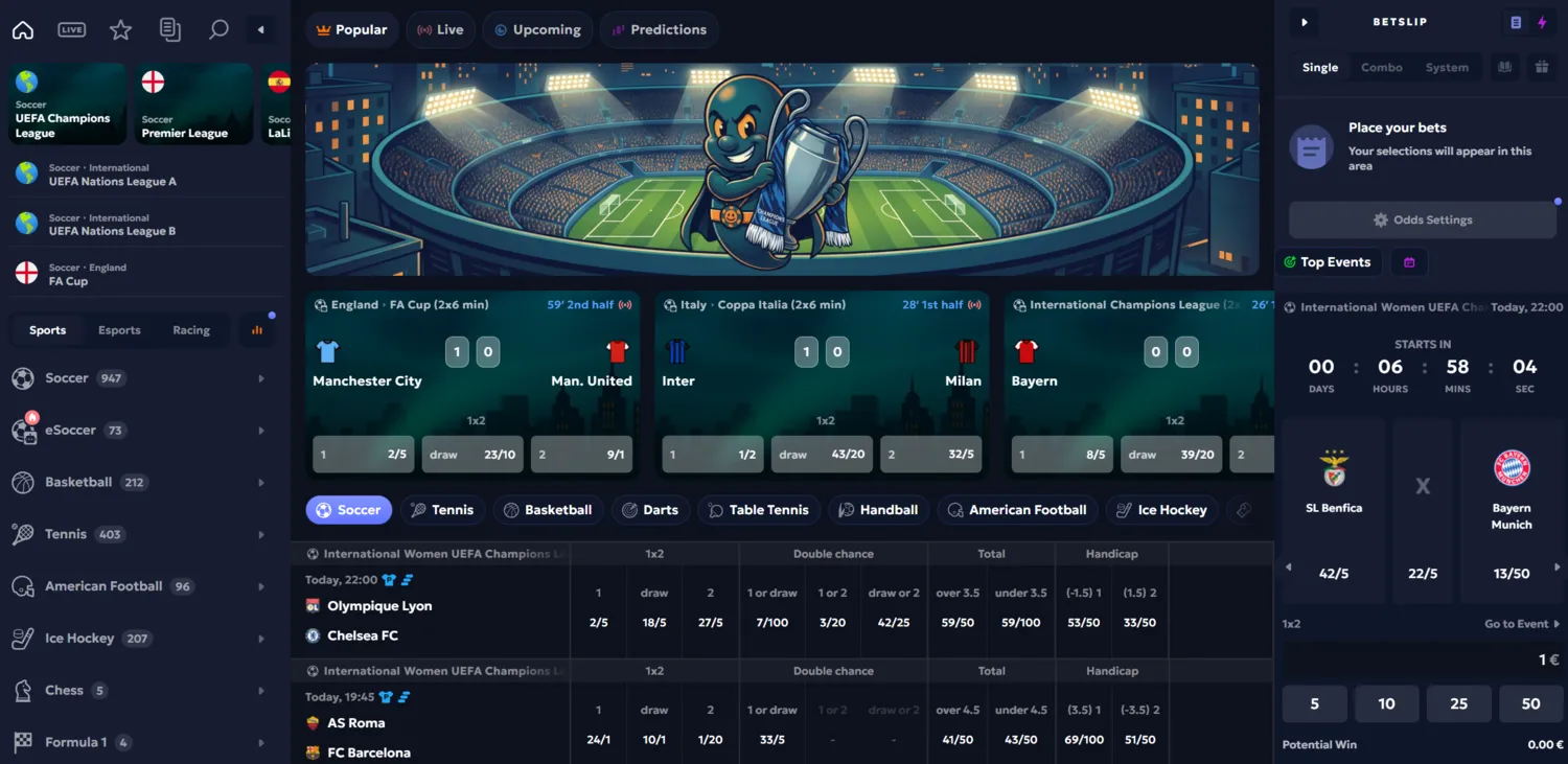 CasperBets Casino Sportsbook